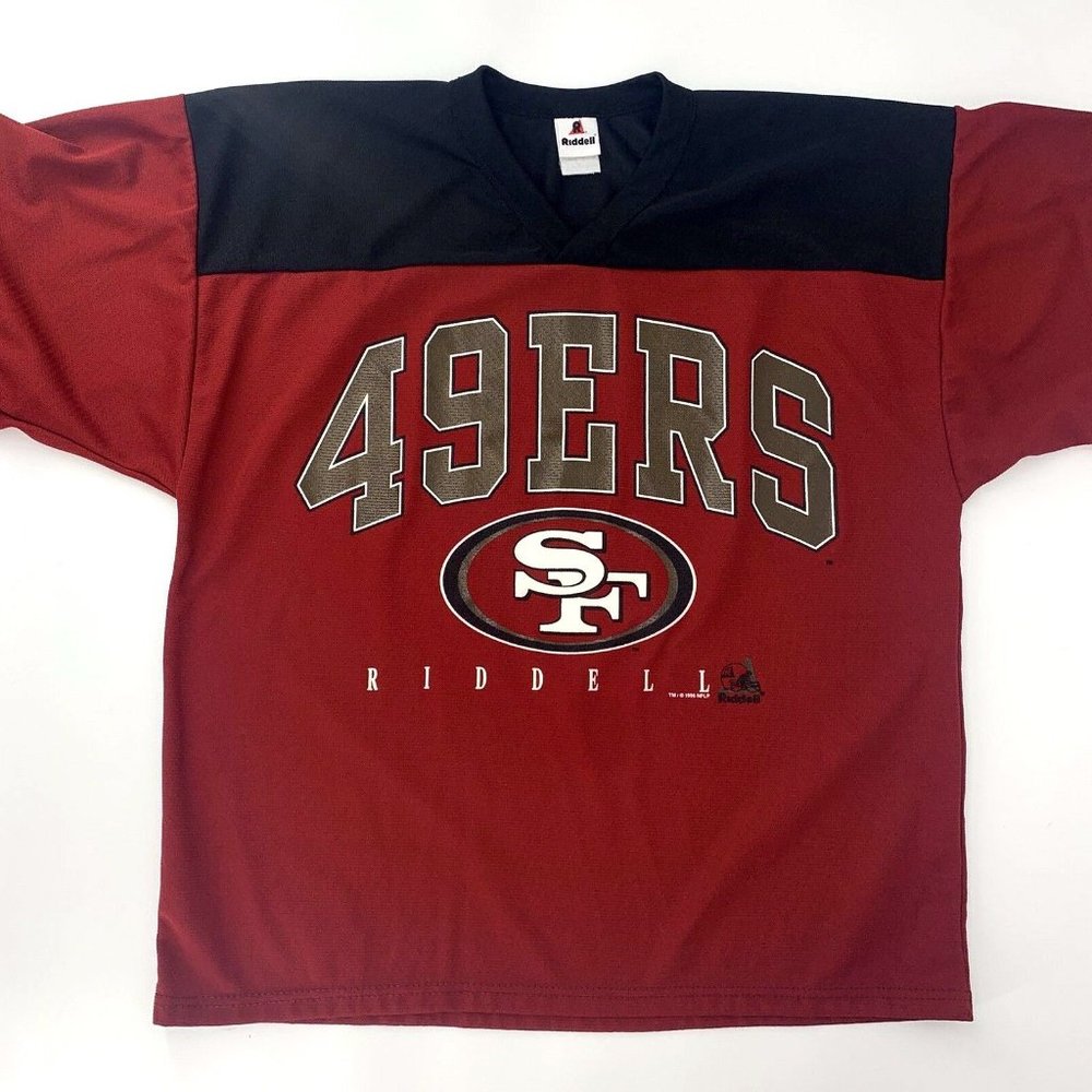 RARE 1996 Vintage San Francisco 49ers Riddell Authentic NFL Jersey Size Large